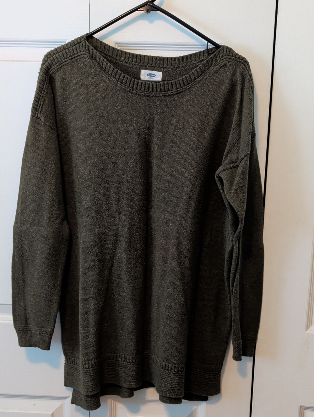 Old Navy Olive Knit Crewneck Sweater